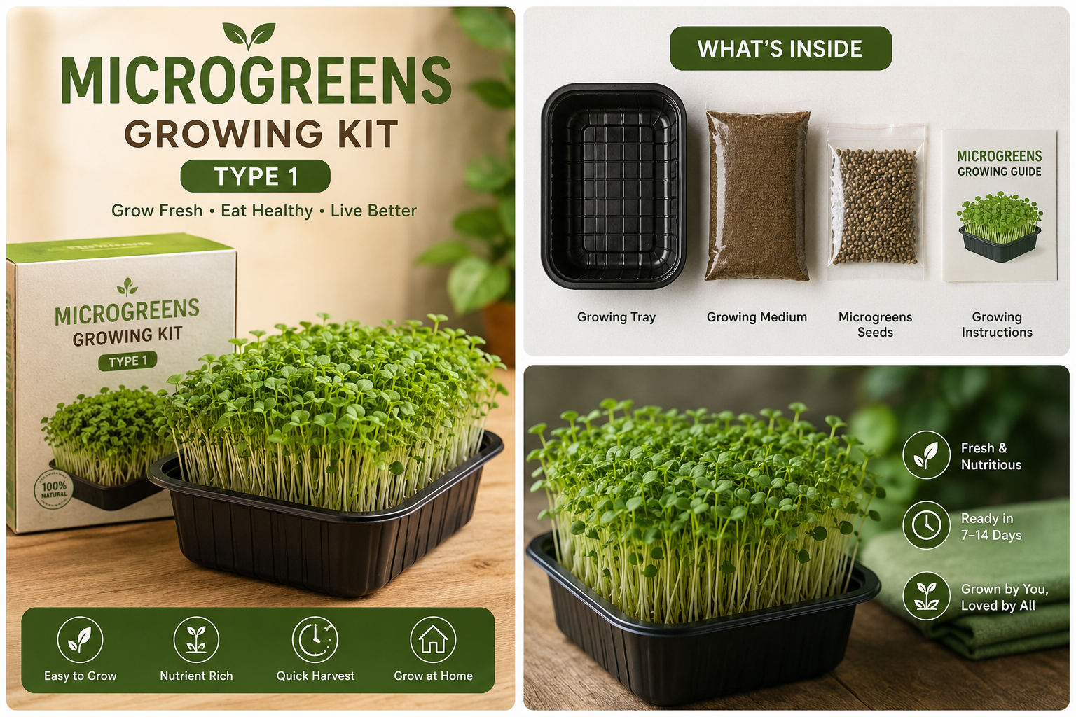 Microgreens growing kit type 3 - Image 2
